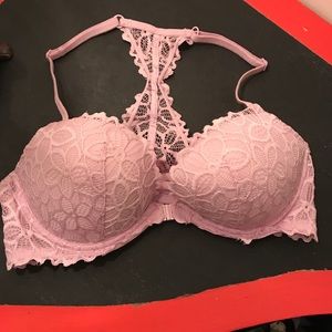 Victoria Secret Pink front closure racerback bra